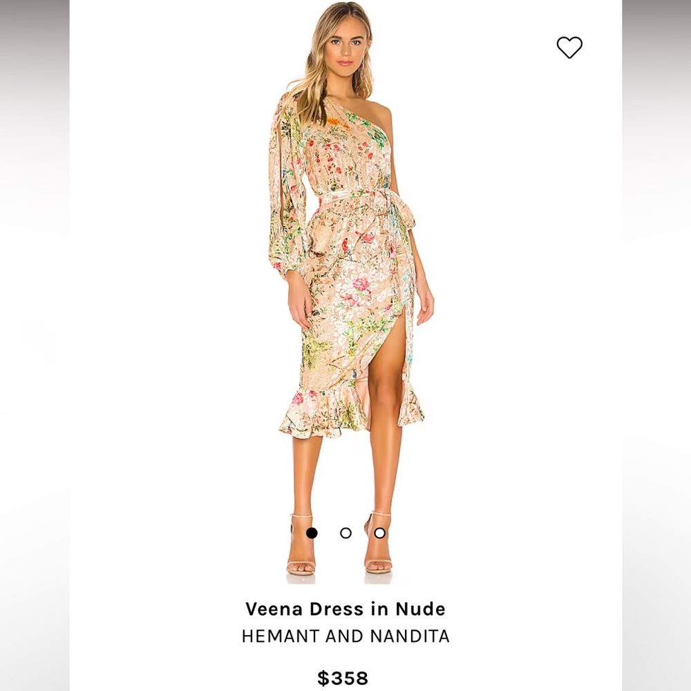 Hemant and Nandita Veena dress in Nude size S